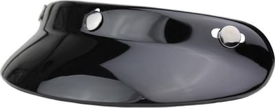 BHR Zonneklep voor Scooter Helm - Motor Scooter Brommer | Stevig - Glans Zwart