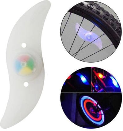 Scoby - Spaakverlichting - Fietswiel Decoratie - Multicolor - 12 CM - 2 Stuks
