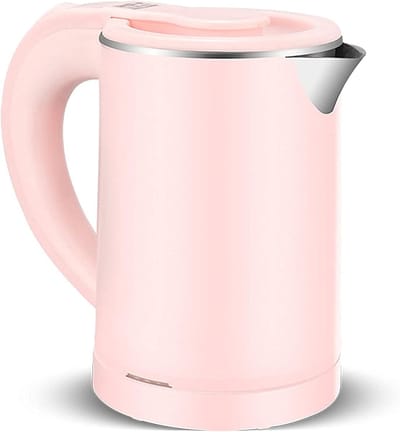 Waterkoker - Kleine waterkoker - Snel thee zetten - Droogkookbeveiliging - 06L - Roze