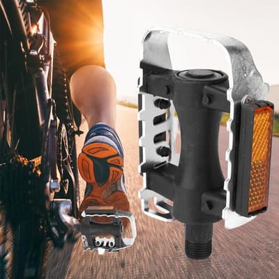 1 Paar Lager Antislip Fietspedaal Race Mountainbike Onderdelen Fietspedalen gray
