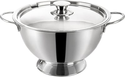 Soepterrine Edelstaal met Deksel 4,5 l - Soepkom - Soeppan