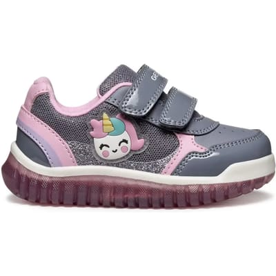 Geox Lightyloo Baby Schoenen Grijs EU 21 Meisje