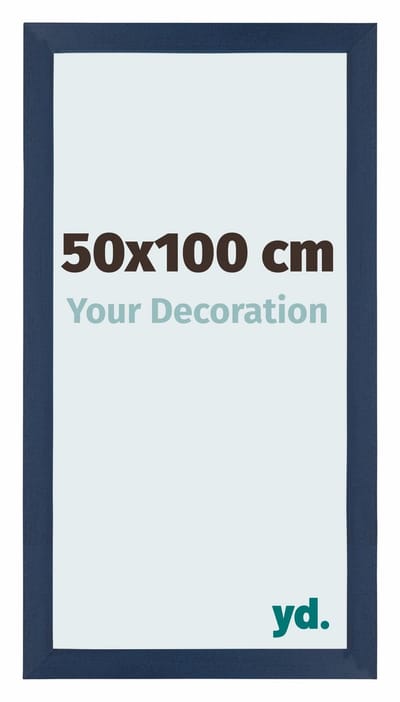 Your Decoration - Fotolijst 50x100 cm - MDF - Donkerblauw Geveegd - Mura