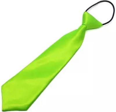 Akyol - Stropdas - Groene stropdas - stropdas voor kinderen - 7 tot 12 jaar - Das - Pak - Outfit - Tie - Groen -carnaval - Strik - vlinderstrik
