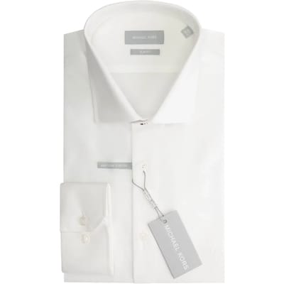 Slim fit shirt Michael Kors Pinpoint Oxford