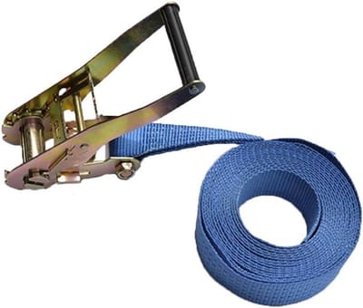 Ratelband set - Spanbanden zwaar - Lading vastzetten - Snelle ontgrendeling - 5 cm breed - Zwart