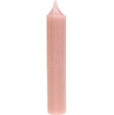 Taper kaarsen korte kaarsen roze voor decoratieve lus Ø21/110mm 6 stuk