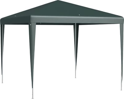 Paviljoen - 2.7x2.7m Opvouwbaar - Met Klik-Systeem - Weerbestendig En Draagbaar - Voor Camping En Tuin - Donkergroen