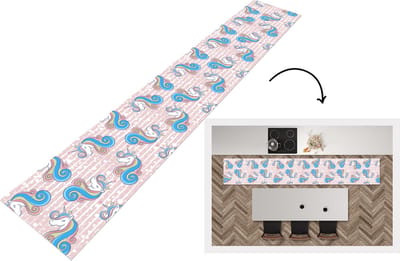 Keukenloper - Loper keuken - Unicorn - Patronen - Roze - 300x50 cm - Keukenloper vinyl