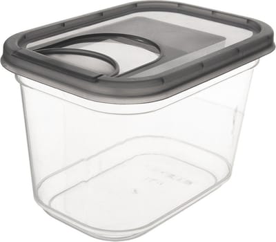 Voedselcontainer Strooibus met Dispenser GREY 1,3 l - Container voor Losse Producten - Keuken - Voedsel - Doos