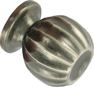 AVENUE meubelknop Pavot tin rond Ø 24mm | DONKERGRIJS