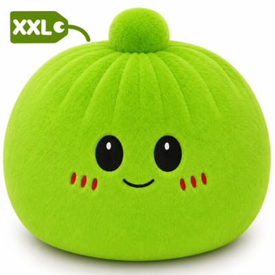 Topknuffels® Dumpling Groen Kawaii Pluche Knuffel XXL 100 cm - Extra Grote Speelgoed Knuffels voor Kinderen - Tiktok Plush Toy - Kawaii Kussen - Dumplings