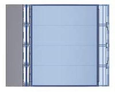 Belknop Module - Deuropener Module - Toegangscontrole - 4 Oproeptoetsen - 115 x 97 x 25 cm - Antraciet