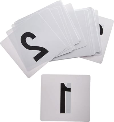 Tafel Nummers - Genummerde Borden - Restaurant Indeling - Tafelblad Montage - 25 Stuks - Wit