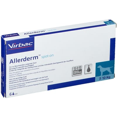 Virbac Allerderm™ spot-on für Hunde > 10 Kg 6x4 Unidosis-pipetten