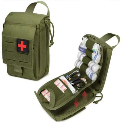 EHBO-set – Survivalset – Mini-noodset – Medicijnentasje – EHBO-heuptas – (Medicijnen niet inbegrepen)