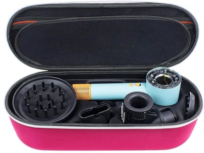Harde Reiscase voor Dyson Supersonic Haardroger HD16 - Bescherming, Opbergruimte en Stijl in Diep Roze