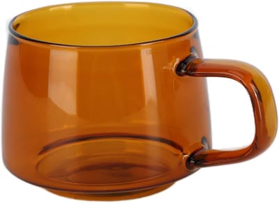 Duurzame Glazen Koffiemok van Hoogwaardig Borosilicaatglas, 250 ml Transparante Beker voor Koffie, Thee en Melk in Keuken of Kantoor