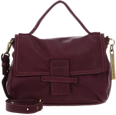 CATERINA LUCCHI Leren schoudertas Parma Maria Shoulder Bag Prugna donkerpaars