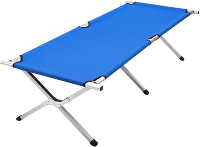Campingbed Opvouwbaar - Kampeerbed Militair Bed - Buiten Ontspannen - Aluminium Frame Robuust - 190 x 62 x 42 cm