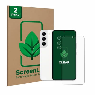 2 Stuks Screenprotector voor Samsung Galaxy S22 5G (Voor+Camera) - Hoogwaardige Beschermfolie transparant