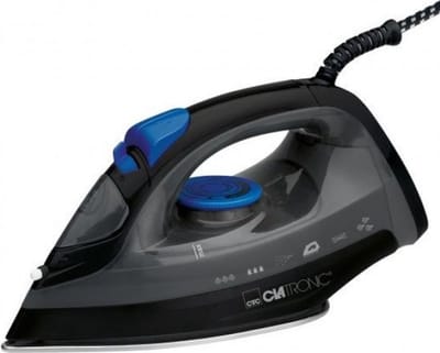 Clatronic DB 3703 - Stoomstrijkijzer - RVS zoolplaat - zwart