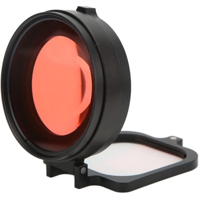 JUNESTAR 58mm Rood Filter Actiecamera Duikfilter met 16X Macro Close-up Lens voor Hero 9 Sportcamera orange