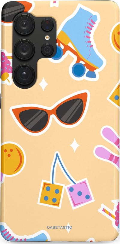 Casetastic Hoesje Geschikt voor Samsung S25 Ultra - Stijlvolle Beschermende Duo-layer Case - Milkshake vibes