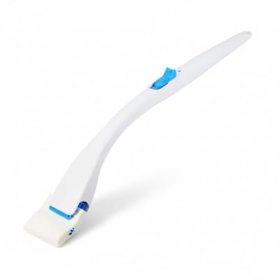 Dailygoods- Wegwerptoiletborstel - Vervangbare Toiletborstel - Milieuvriendelijk - Boogvormige Handgreep - Duurzaam - Gewicht 193g