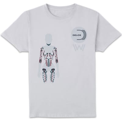 Westworld Delos Host Men's T-Shirt - White - S