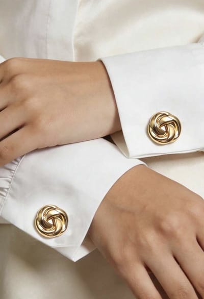 Knopen set kraag - button covers - knopen set - buttoncovers - decoratieve knopen - knopen voor op een blouse - knopen voor aan mouwen - knopen - button set - 2 paar - button covers - Afneembare Manchetten