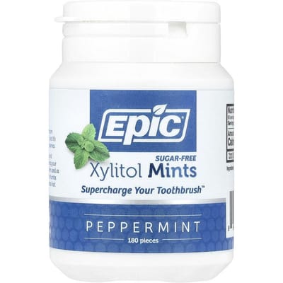 Xylitol Muntjes, Pepermunt, Suikervrij, 180 Stuks