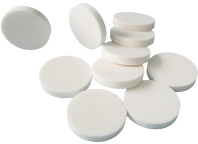 Keramische Platen - Aluminiumoxide Schijven - Hoge Temperatuur - 99% Zuiverheid - 10 Stuks - Wit