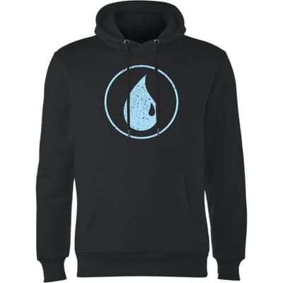 Magic the Gathering Blue Mana Hoodie - Zwart - S