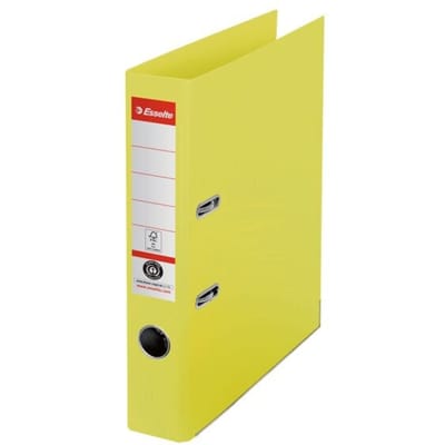 Esselte Ordner No.1, 100% gerecycled karton, Geel