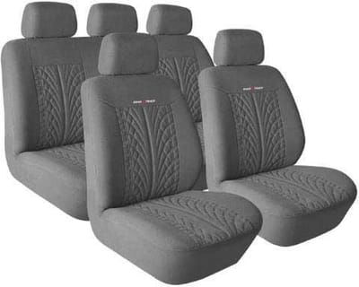 Stoelhoezen Set Road Track – Grijs – 9-delig voor Optimale Bescherming en Comfort