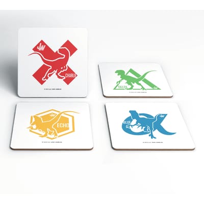 Jurassic World Raptors Coaster Set