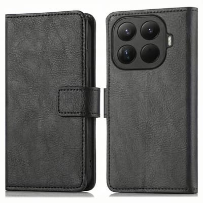 imoshion Hoesje - Geschikt voor Xiaomi 15T Pro - Luxe Bookcase - Zwart