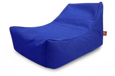 Whoober loungestoel zitzak Bali outdoor kobalt blauw - Wasbaar - Voor binnen en buiten