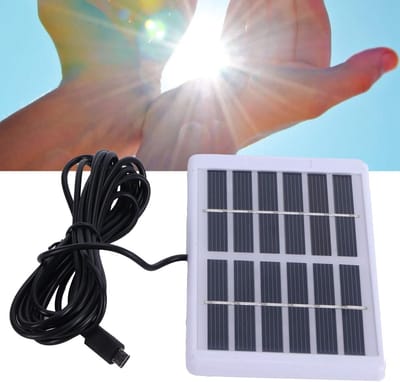 Zonnepaneel - Oplaadbord - Energie opwekken - Hoge conversie - 130x85mm - Zwart