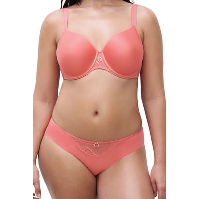 Chantelle Co Bra Tshirt Very Covering Memory Coral Taglia: D70 | Reggiseni Outlet | Donna | Arancia