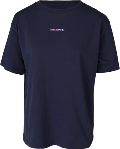 Brunotti - Seaya-CT - T-Shirt Indigo Blue - Dames - 100% Katoen - Relaxed Fit - XL