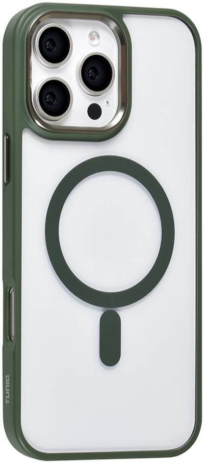 TUNIQ iPhone 16 Pro Max Back cover case - Magsafe - Silicone - Green