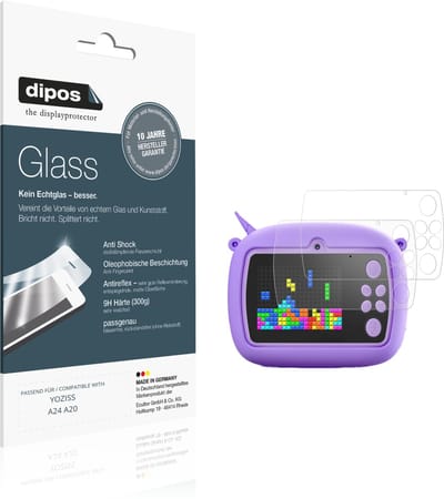 dipos – 2x Matte Pantserfolie geschikt voor YOZISS A24 A20 | 9H Screenprotector