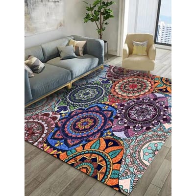 Marokkaanse Etnische Stijl Tapijt Woonkamer Koffietafel Tapijt Groot Gebied Slaapkamer Retro Boheemse Ondervloermat Vloermat Tapijt 40x120cm