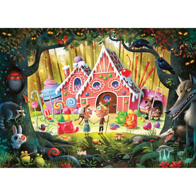 Ravensburger puzzel Hans en Grietje pas op! - Legpuzzel - 1000 stukjes