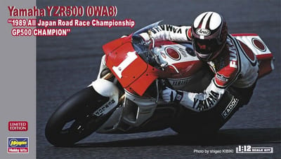 Hasegawa Modelbouwpakket Schepen - 21738 Yamaha YZR500 – 0WA8 – 1989 All Japan Road R Championship GP500 Kampioen Plastic - 1:12 - Modelbouw