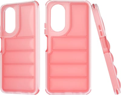 Hoesje geschikt voor Oppo A58 4G - Techsuit Wave Shield Shockproof Hard Case Back Cover - Rood