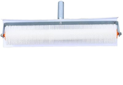 Dekveldroller - Vloerroller Puntig - Gladde Vloeren Maken - Met Spatbescherming - 500 Mm Breed - Blauw