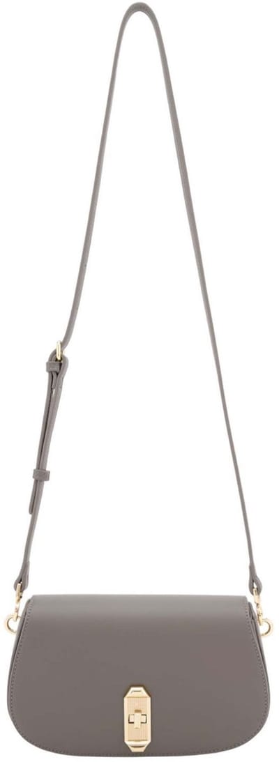 SEIDENFELT MANUFAKTUR schoudertas Eiby Crossbag Stone Grey Taupe